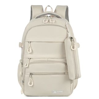 Mochila Bolsa Feminina Musculino Com Estojo De Faculdade Impermeável Nylon Grande Escola …