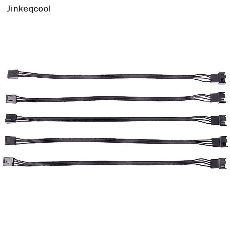 Jqbr 5 Peças 4 Pinos PWM CPU Ventilador Conector De Fio Adaptador Extensão De Computador Cabo De Alimentação Acessórios