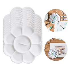 Kit 10 Paleta Godê Flor Para Tinta Pintura Aquarela