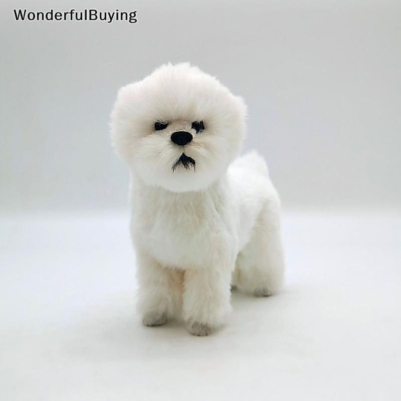 Bonito Pelúcia Cão Boneca Simulação Brinquedos De Super Realista Brinquedo Do Para Amantes Animal De Estimação Luxo Deco