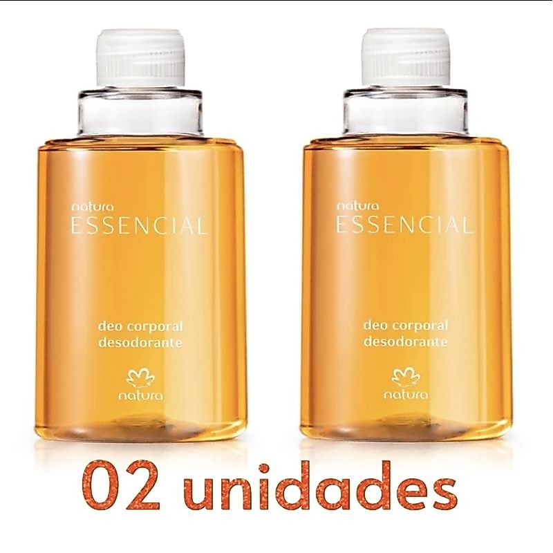Kit Refil Desodorante Corporal Essencial Masculino - 2 unidades de 100ml