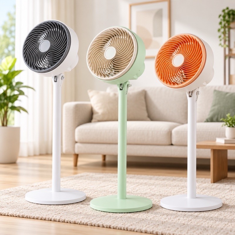 Ventilador de Coluna Hepta World FS111 100W 127V 5 Pás Silencioso 3 Velocidades Altura Ajustável