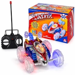 Carrinho Maluco de Controle Remoto 360° com Luzes LED