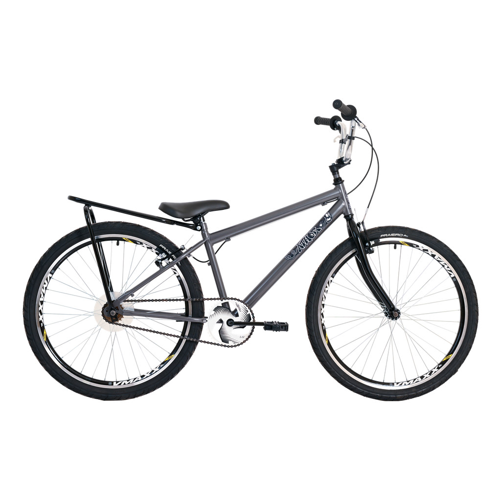 Bicicleta Aro 26 Athor Montadinha 2.0 Rebaixada c/ Bagageiro