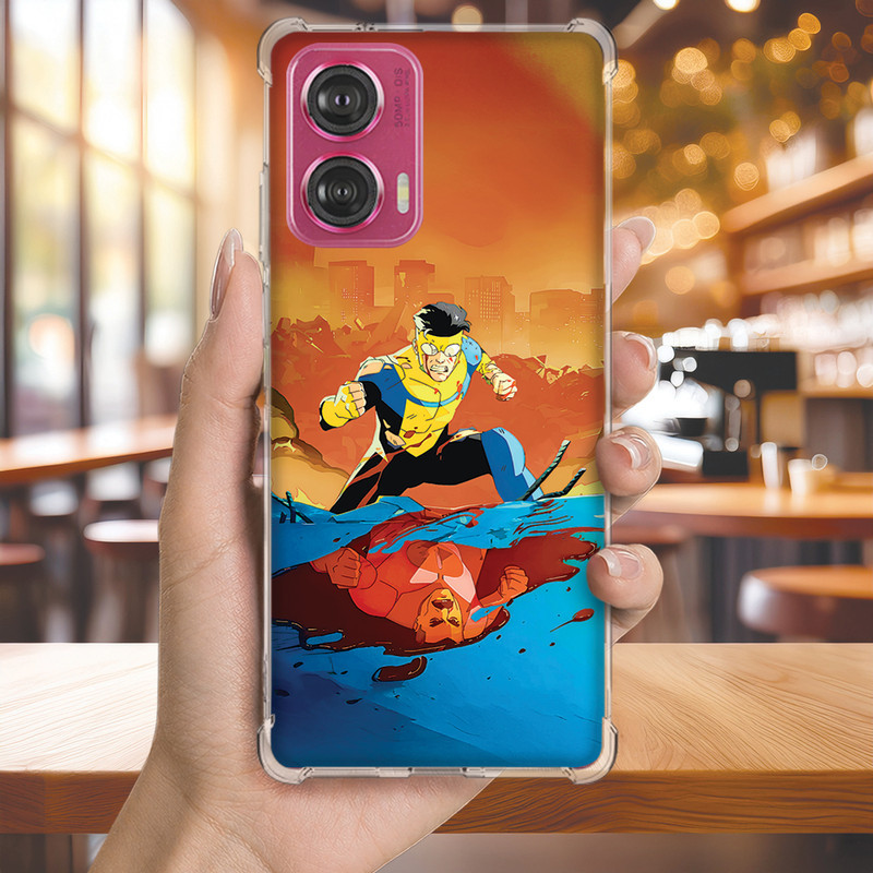 Capa Capinha MOTO G75 G73 G71 G62 G60S G60 G55 G54 G52 G50 G42 Anti-impacto Personalizada geek INVENCIVEL (4183)