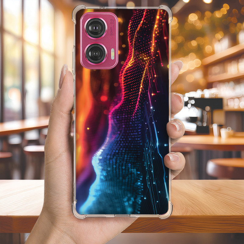 Capa Capinha MOTO G50 G42 G41 G35 G34 G32 G31 G24 G23 Anti-impacto Personalizada espaco GALAXIA (4108)