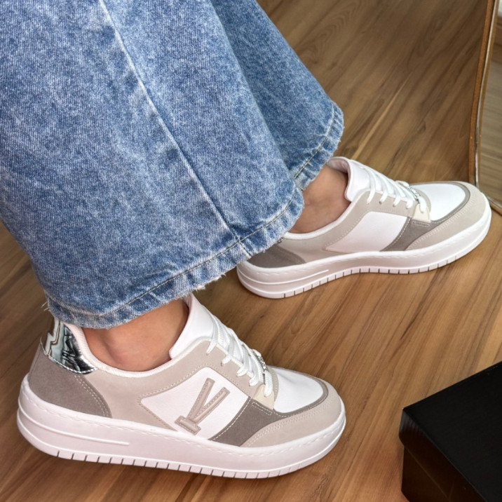 Tênis Vizzano Feminino Casual Plataforma Conforto Sneaker Moda Lançamento
