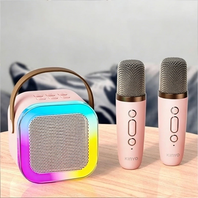 Caixa de som sem fio com microfone Karaokê, Mini Alto-falante Bluetooth portátil de Karaoke com 1 Microfone VOLTIK