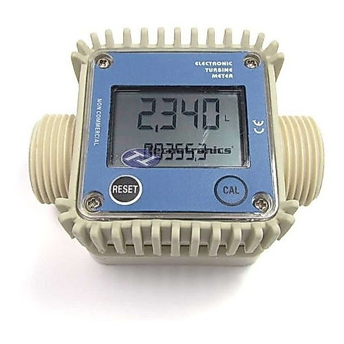 Medidor Digital K24 Fluxo Água Diesel Alcool Produto Químico