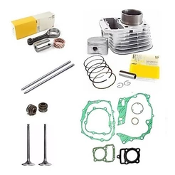 Kit Motor Completo Bros 125 Fan 125 Biela Varetas Válvula