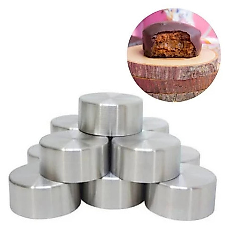Forminha Pão de Mel N°1 Kit com 24 Unidades em Alumínio (Diâmetro 5cm)
