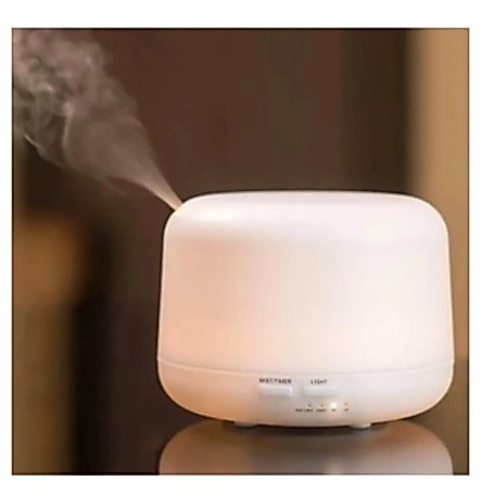 Umidificador Difusor Aromatizador  Ultrassônico Estilo Branco com Led 7 cores com controle