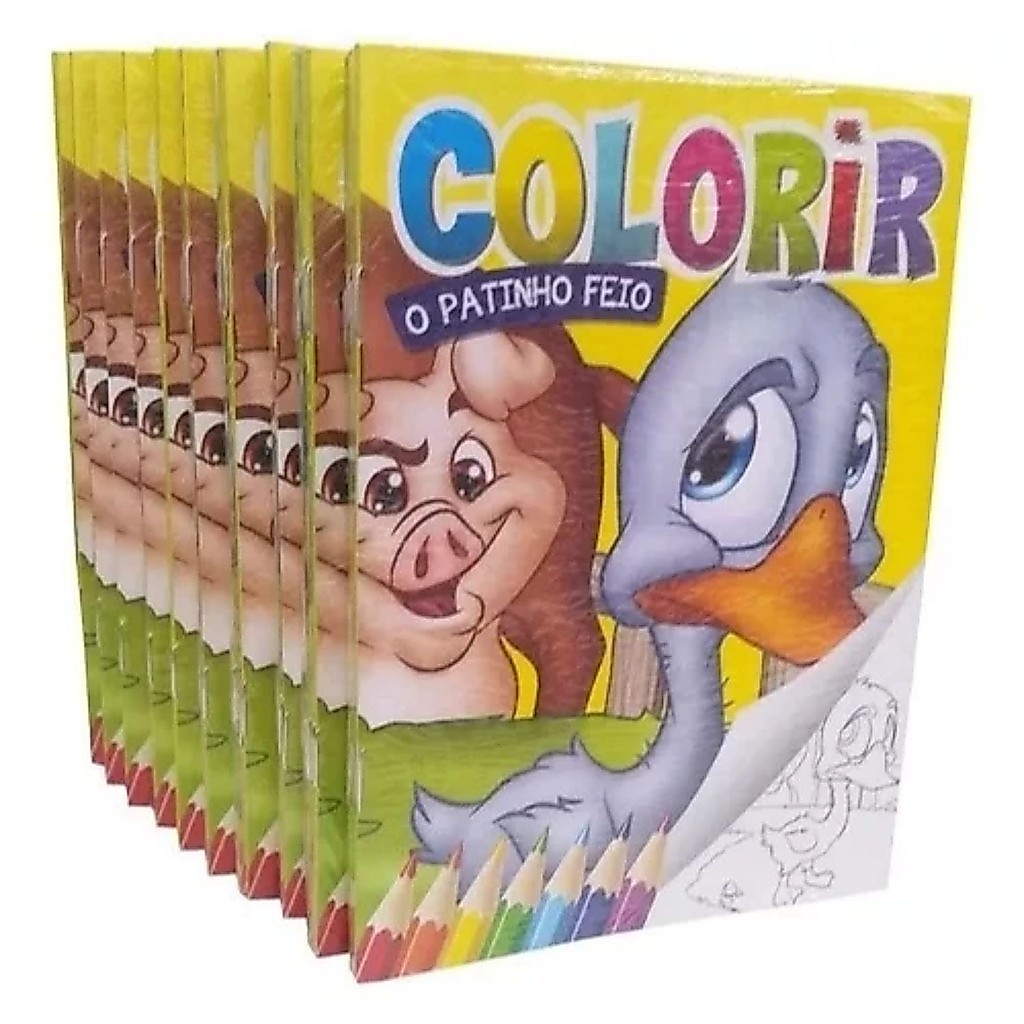kit 40 livrinhos infantis para colorir Clássicos e Companhia A Pronta Entrega