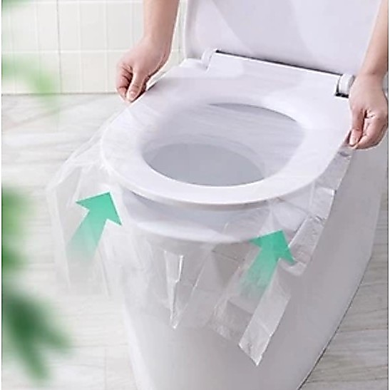 KIT Com 20 40 60 80 e 100 Unidades Protetor Capa Forro Assento Sanitário Banheiro