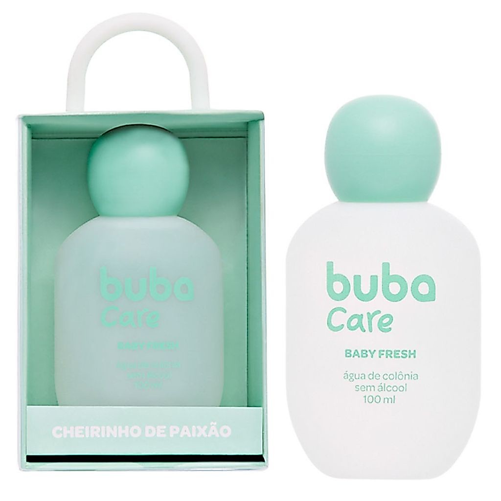 Água De Colônia Bebê Fresh Cheirinho De Paixão 100ml 16564 Buba Care