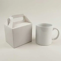 Caixa para caneca 325ml ou brindes - sublimável - papel grosso