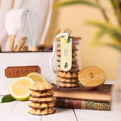 Biscoito Limonê Fubá Limão Siciliano Vidro | Biscoitê