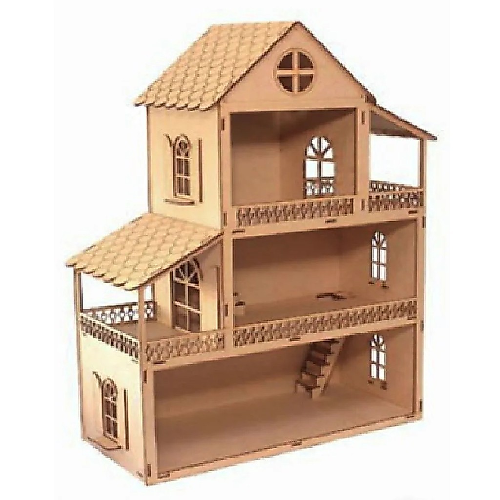 Casa casinha de boneca 1,30 m grande