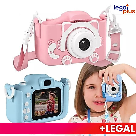Camera Infantil Digital【Tira Foto De Verdade】 Filmadora Infantil Mini Maquina Fotografica Fotografa E Filma