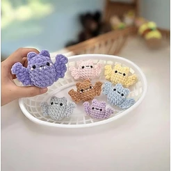 chaveiro morceguinho - morcego - mini pelúcias- amigurumi crochê