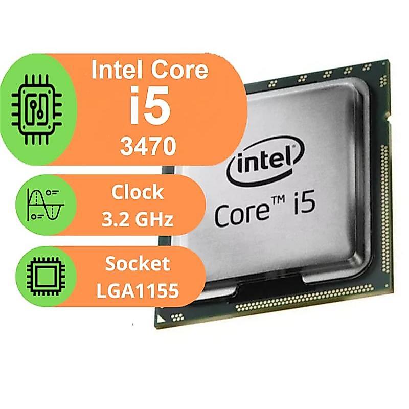 Processador Intel dual Core I5 3470 LGA1155 3ª Geração 3.2 GHz OEM Gamer 4 Núcl