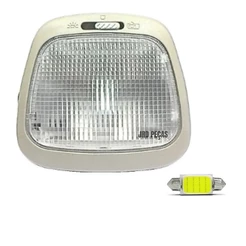 Lanterna Luz Teto + Lampada Led S/ Temporizador Volkswagen Gol Parati Saveiro G2 G3 G4 1994 a 2014