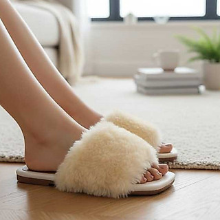Rasteira de Pantufa térmico , Chinelo de Pantufa de Pelúcia, Solado de PVC antiderrapante, Chinelo de Casa Do 34 ao 40