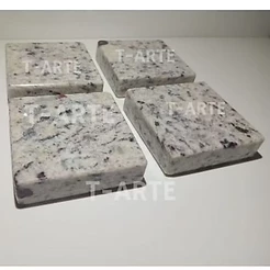 Pedra de Granito 6 unidades 8x8 cm COM ACABAMENTO