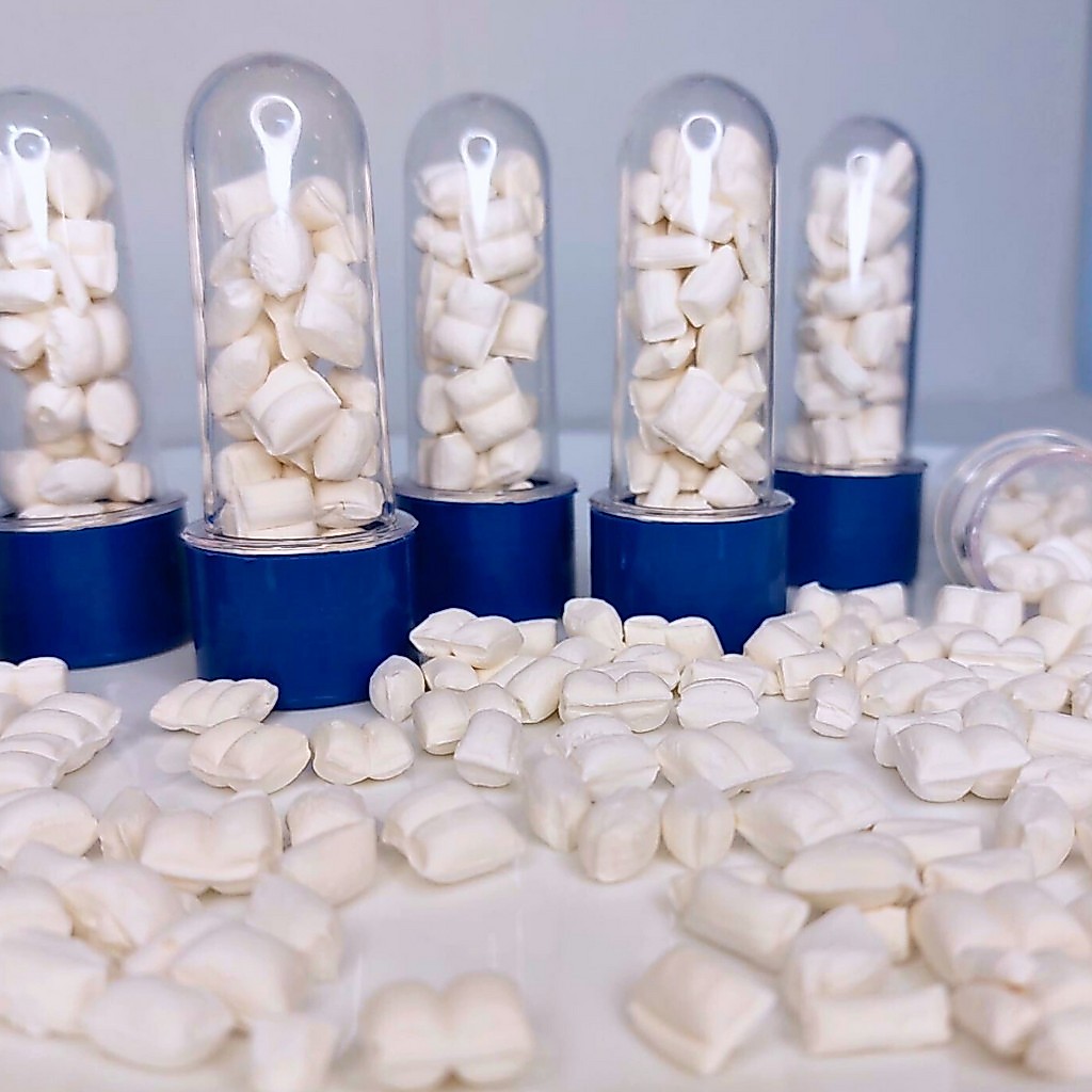 2 Pacotes Mini Bala de Coco 400g Junco Vários Sabores Para Decoração Tubetes Latinhas — imagem 2 de 2