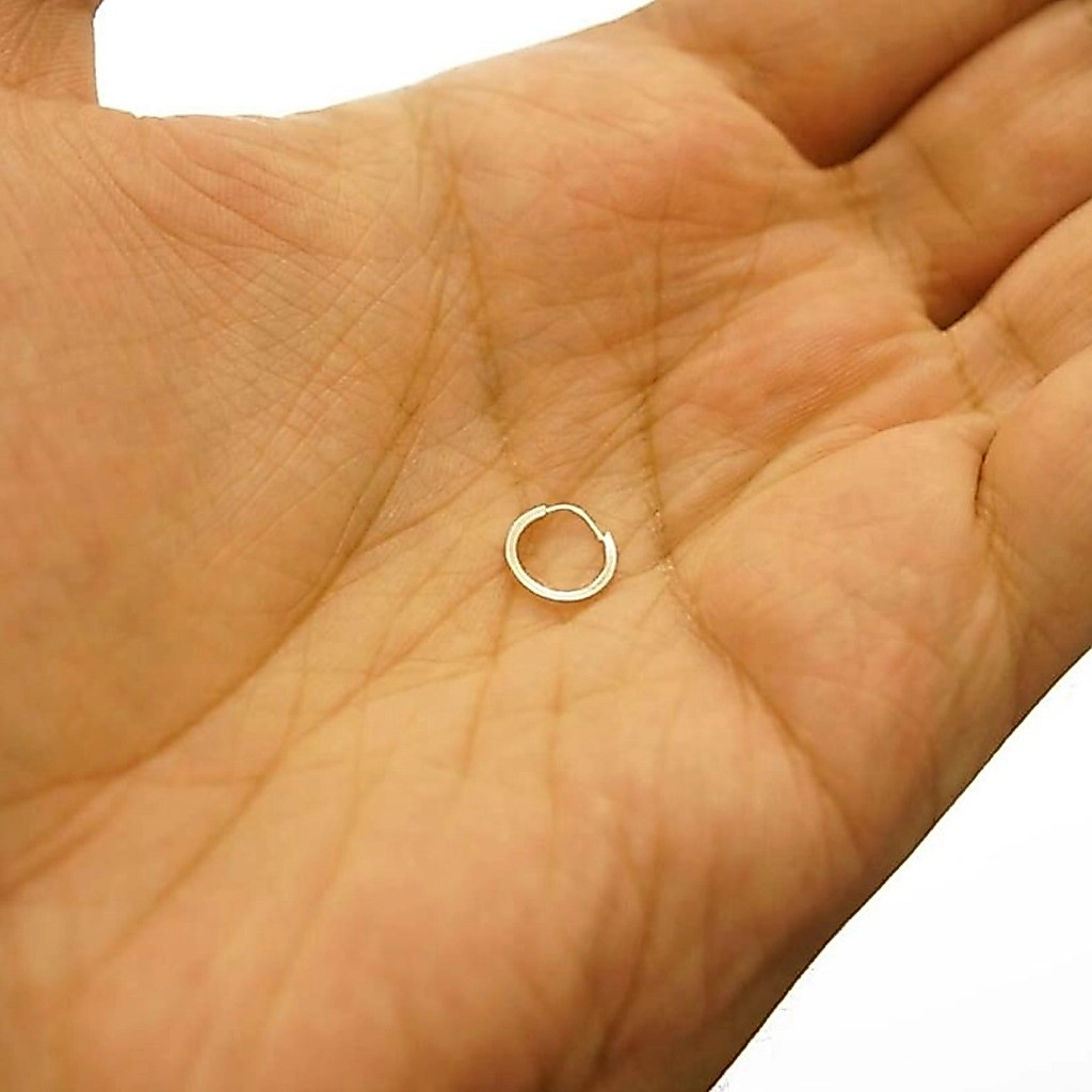 Piercing Prata 925 Orelha Cartilagem 8mm - Elluxe Joias — imagem 2 de 2