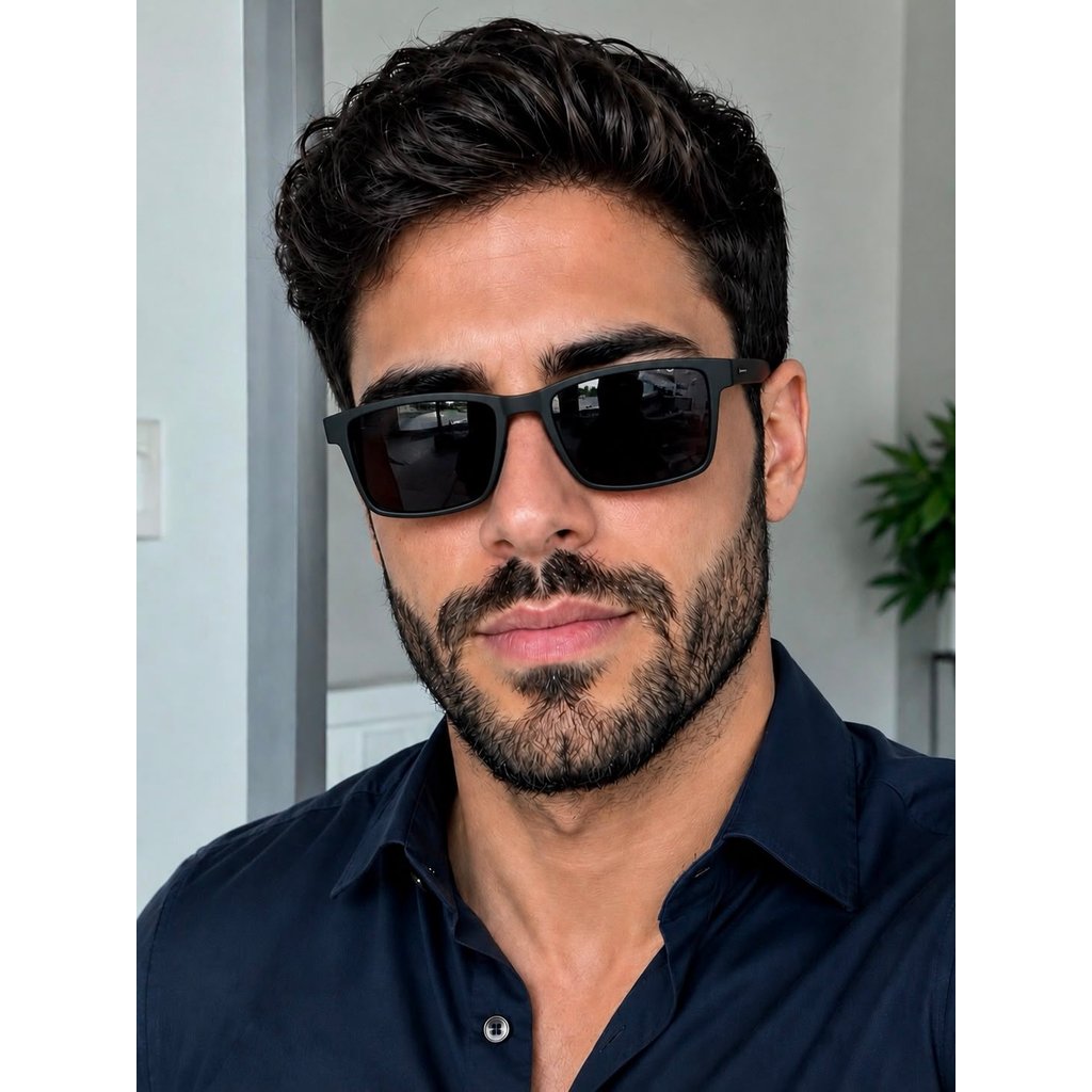 Armação Masculino Óculos C/ clip on 2 em 1 Moderno/56999 — imagem 2 de 2