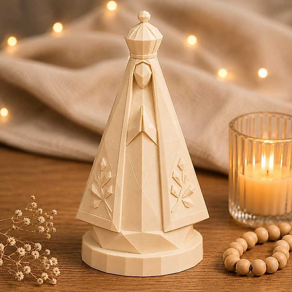 Nossa Senhora Aparecida Estátua Decorativa Religiosa Presente Decoração Fé