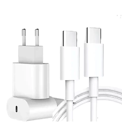 {ORIGINAL} Carregador Tipo C Android e iPhone 15 e 16 Turbo COMPLETO