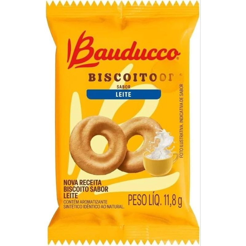 Kit 80 Biscoitos Bauducco Sachê Sortido/ Maizena, Banana, Leite — imagem 2 de 2
