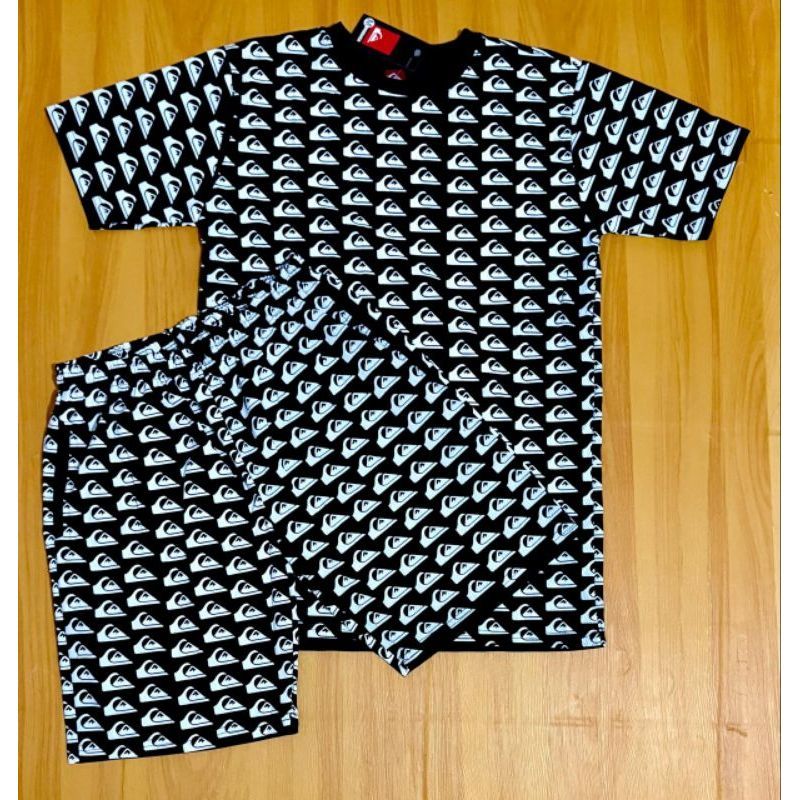 Conjunto Masculino Camiseta e Bermuda Estampado Lançamento QK