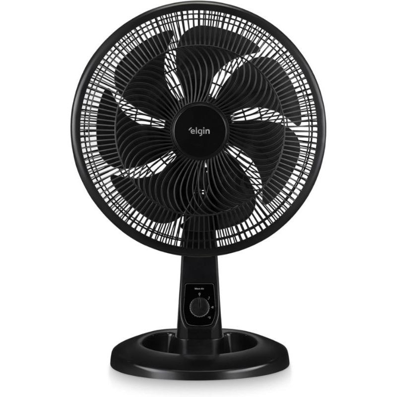 Ventilador de Mesa Elgin Breeze Air 40cm 7 Pás 140W Preto 127V