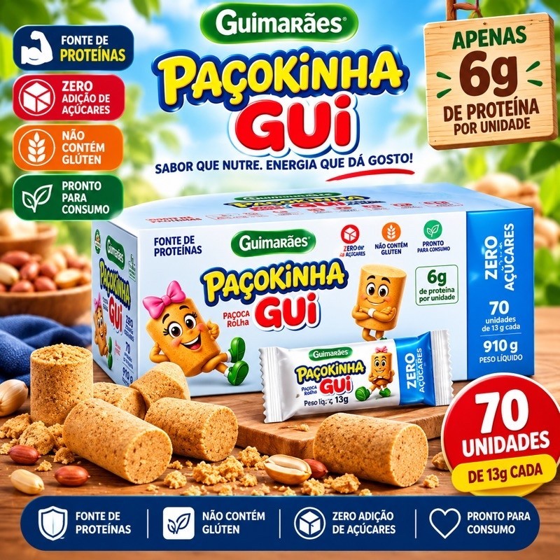 pacokinha rolha zero 70un x13g Guimarães