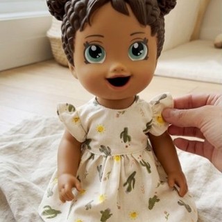 kit Roupa, , vestido e calcinha aleatória boneca baby alive