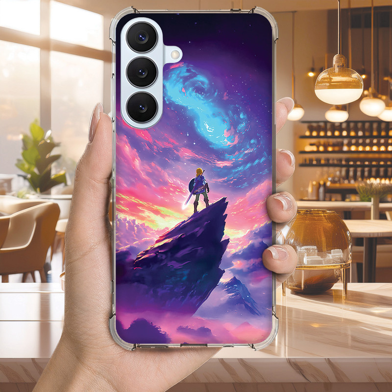 Capa Capinha GALAXY J7 PRO PRIME J6 J5 PLUS Anti-impacto Personalizada gamer HEROI ZELDA (4144)