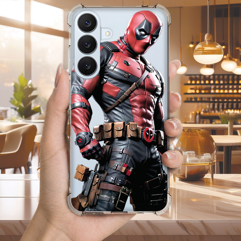 Capa Capinha GALAXY A04 A03 A02 M54 M53 M52 Anti-impacto Personalizada geek DEADPOOL (3454)