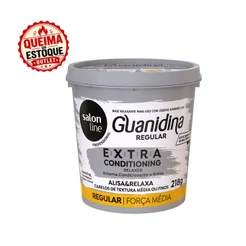 Guanidina Extra Conditioning Regular Alisa e Relaxa Salon Line 218gr