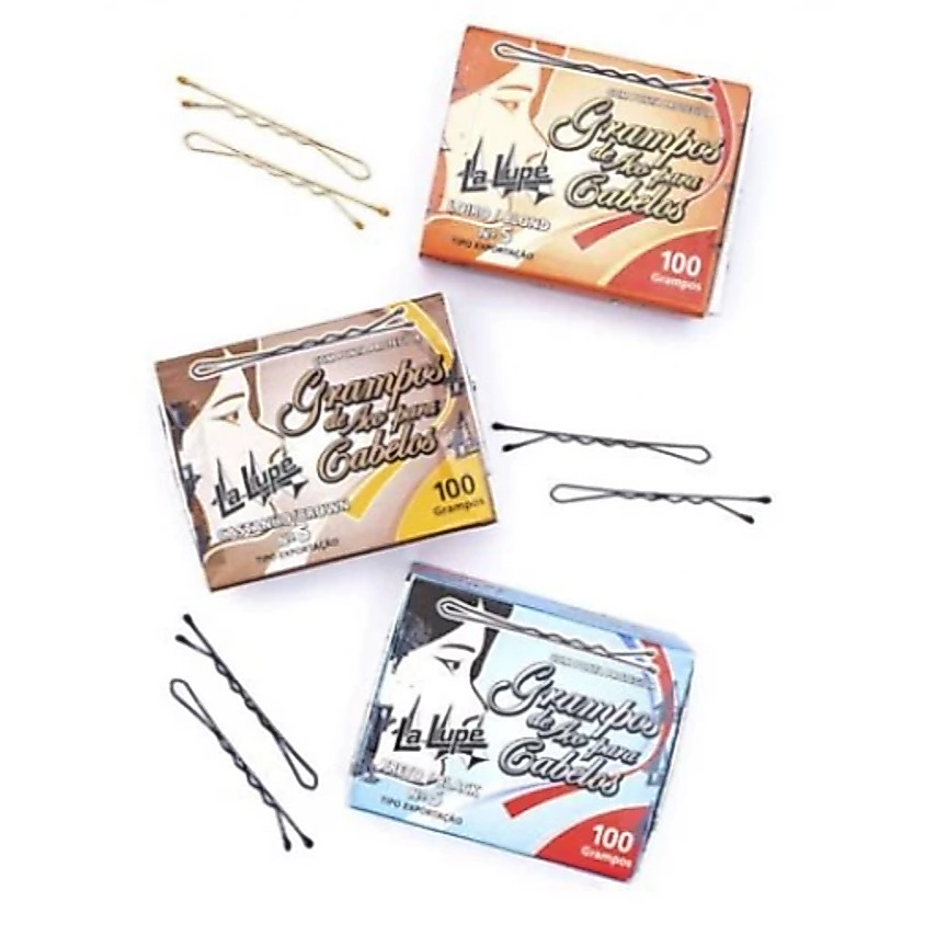 Grampos de Aço para Cabelos 100un - La Lupe