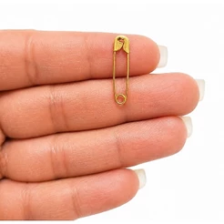 ALFINETE DE SEGURANÇA MINI 100 UNIDADES N000 COM 1,9 CM