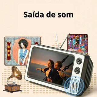 Ampliador de Tela de Celular, Tela de Filme Com HD Formato de TV Antiga 12" LOJA 15