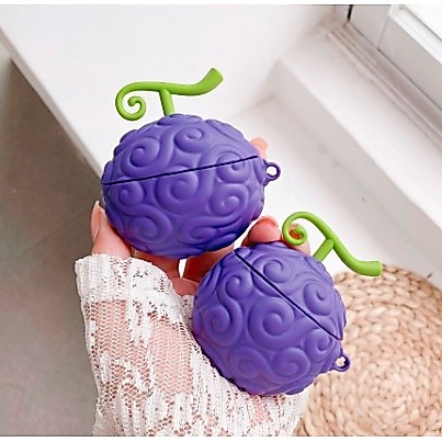 Capa Flexível De Silicone Com Frutas Do Anime/One Piece/3D Para Fone De Ouvido Airpods 3 2021