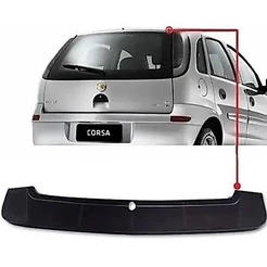Aerofólio Corsa Hatch 2002 2003 2004 2005 2006 2007 2008 2009 2010 2011 2012 Preto TG Poli