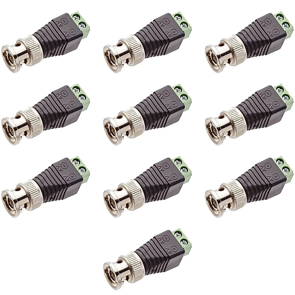 Oferta com 10 Conector Bnc Macho Com Borne Para Cftv DVR CAMERA