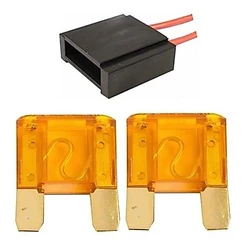 Porta Fusível Maxi Com Fusível 40 Amperes - Aplicação som, lanternas, iluminação em geral