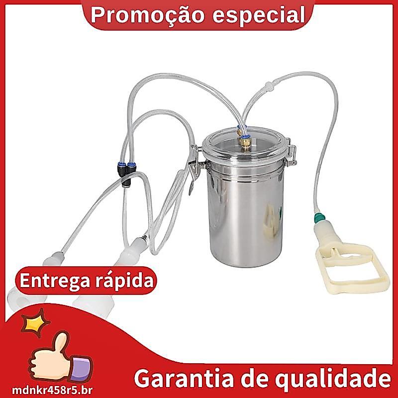 Máquina De Ordenha Manual 2000ml , Economia De Esforço , De Vaca , Bomba De Vácuo Portátil Para Planta De Leite . mdnkr4