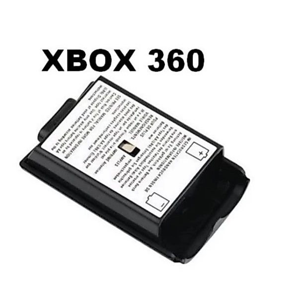 Kit 2 Suporte De Pilhas Controle Xbox 360 Tampa De Bateria Preto 0361